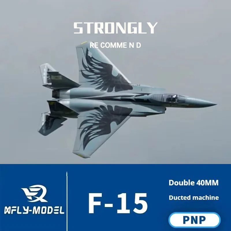 

XFly Dual 40mm F-15 Ducted Fighter 4-Channel Medium-Sized Remote-Controlled Model Aircraft Fixed-Wing Aircraft Model Toy