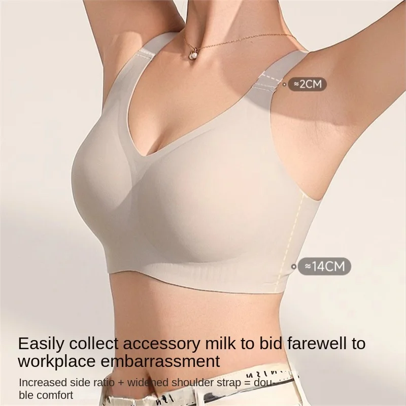 M-5XL 34-46/105BCD Plus Size Full Cup Women Bra Large Bust Minimizing Seamless Lift Anti-Sagging Side Breast Collection Underwea image 4