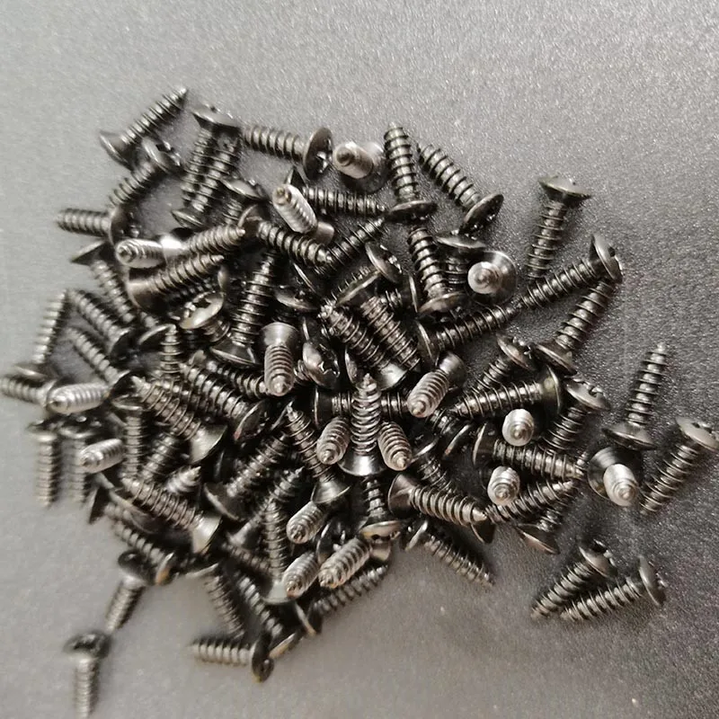 50pcs ST TL Style Electric Bass Guitar Pickguard Screws 3*12mm Cavity Cover Jack Cover Plate Screw Guitar Accessories