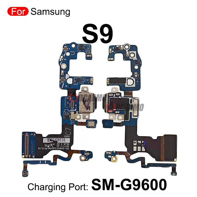 For Samsung Galaxy S9 SM-G9600 USB Charging Port Charger Dock Connector Flex Cable Repair Replacement Parts