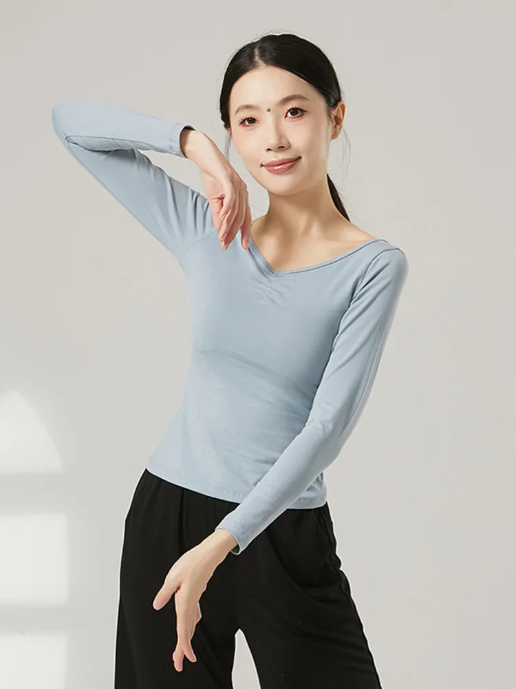 danca-contemporanea-danca-topos-adulto-wochinese-pratica-ballet-danca-classica-com-decote-em-v-manga-comprida-roupas-do-corpo-outono