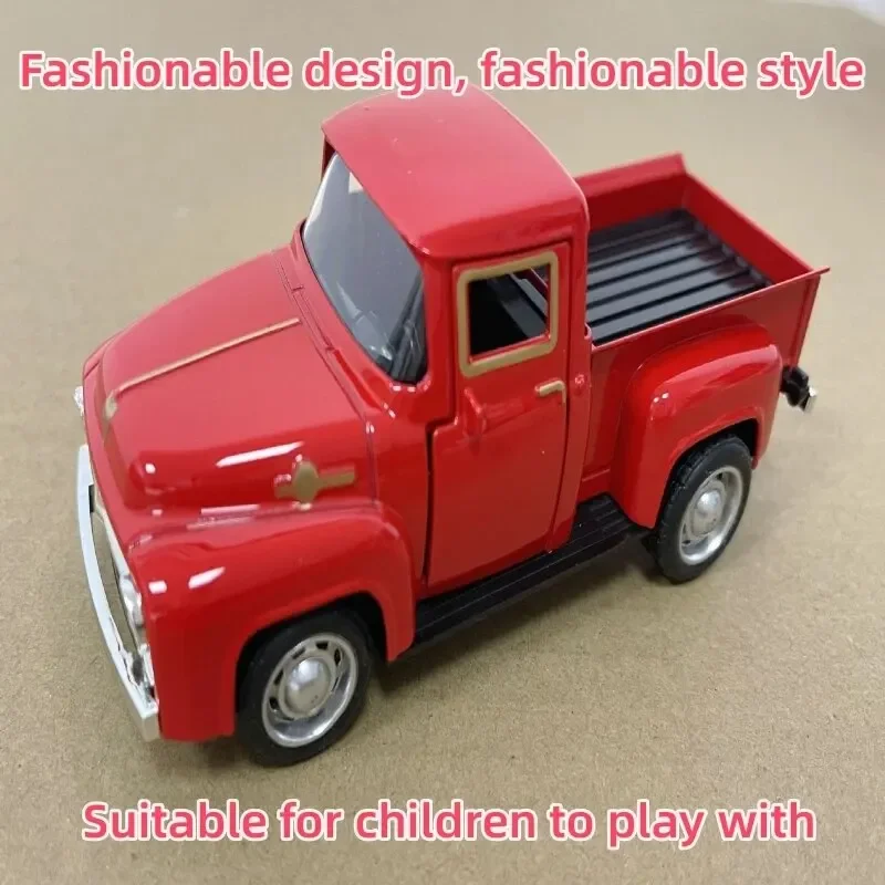 Alloy Car Model Simulation Car Cartoon Cute Children's Car Bus Pull Back Toy Car Tabletop Small Decoration Toy image 3