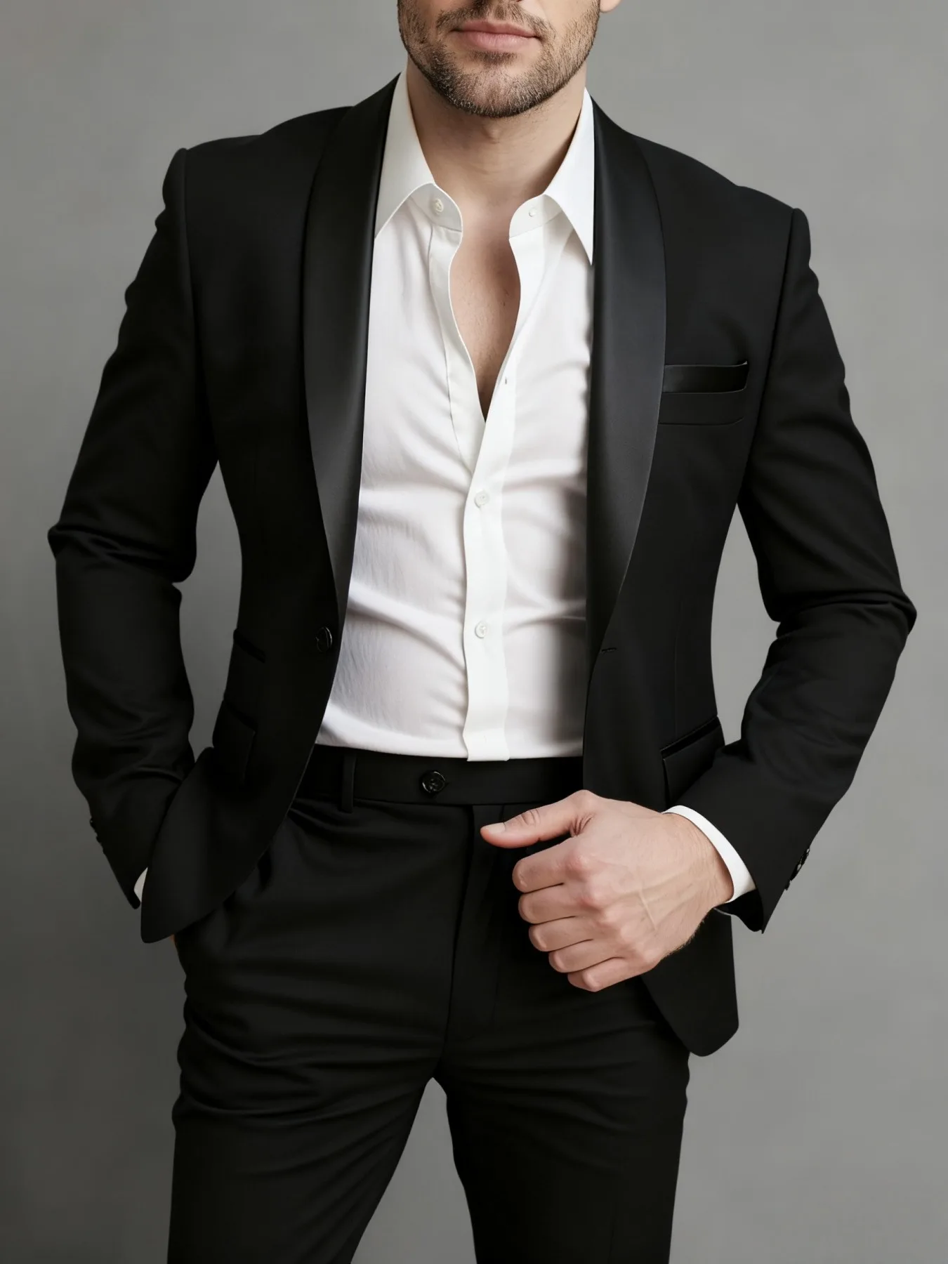 

Groomsmen Wedding 2-Piece Suit - Stylish Formal Outfit for Business & Party Occasions