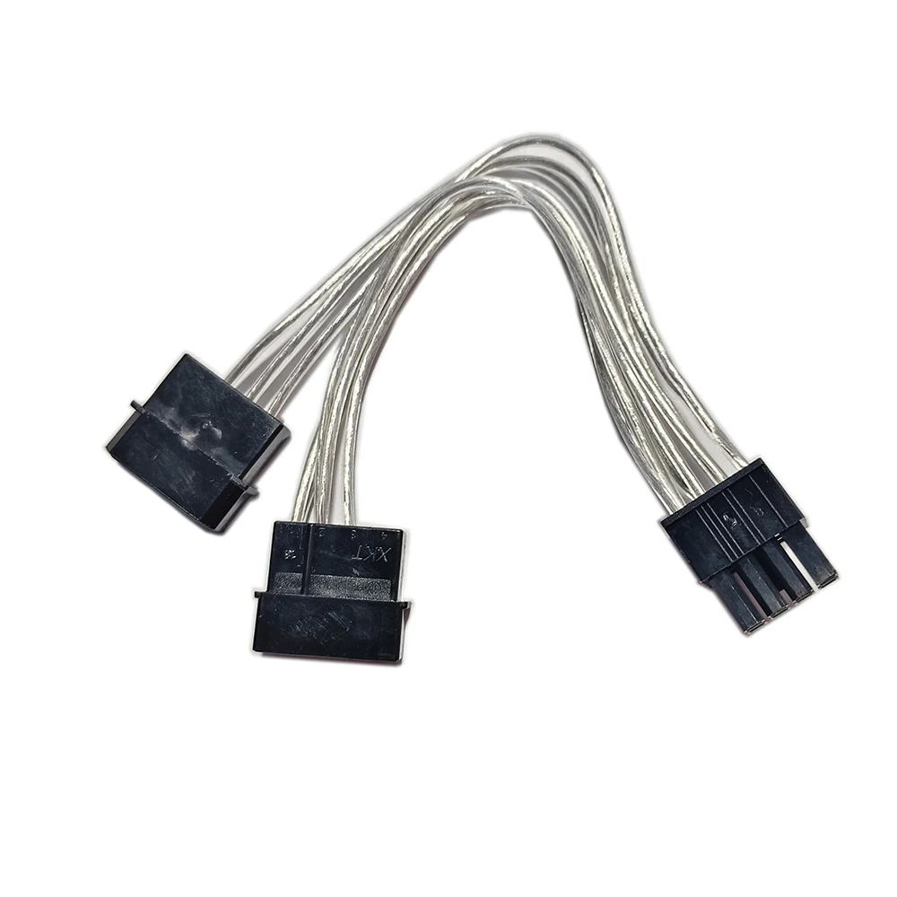 1Pc 18cm 8Pin to Dual 4Pin Video Card Power Cord 180W Y Shape 8 Pin PCI Express To Dual 4 Pin Molex Graphics Card Power Cable
