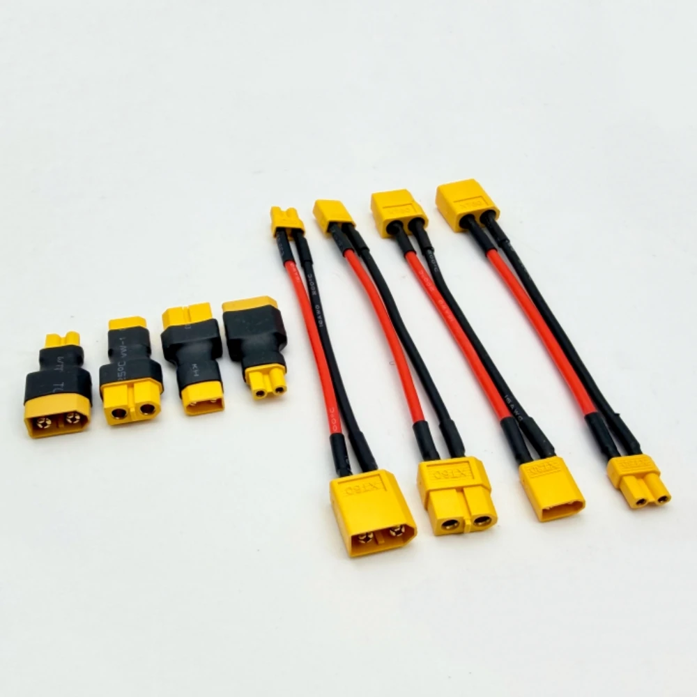 XT30 Auf XT60 Männlich/Weiblich RC Lipo Batterie Adapter 10CM Kabel 16AWG Silikon Draht für FPV RC Auto Zubehör CineLog35 Drone Teile