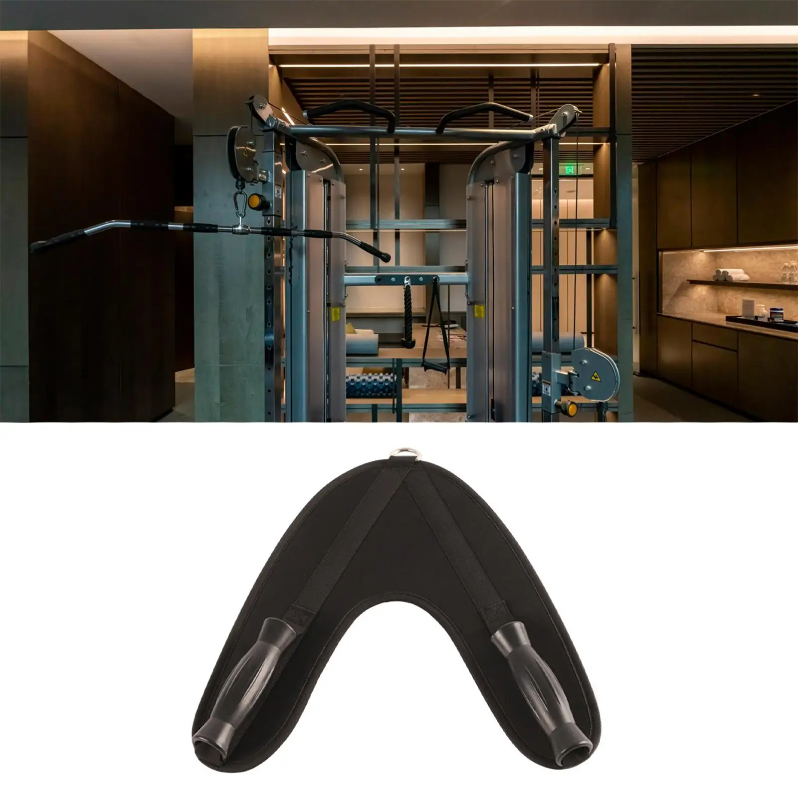 Arnés para Abdominales en Forma de V, Multiusos, Ergonómico, Accesorio para Gimnasio, Equipo de Ejercicio, Arnés de Tracción para Fitness, para Adultos, Hombres y Mujeres