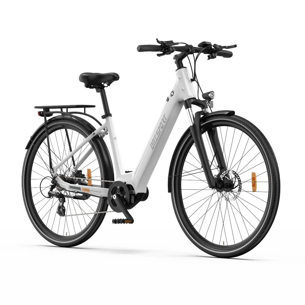 Electric Bike ONESPORT OT07 250W Brand Motor 36V10.4Ah Lithium battery E-Bike 27.5Inch Tire City Travel 7 Speed Electric Bicycle