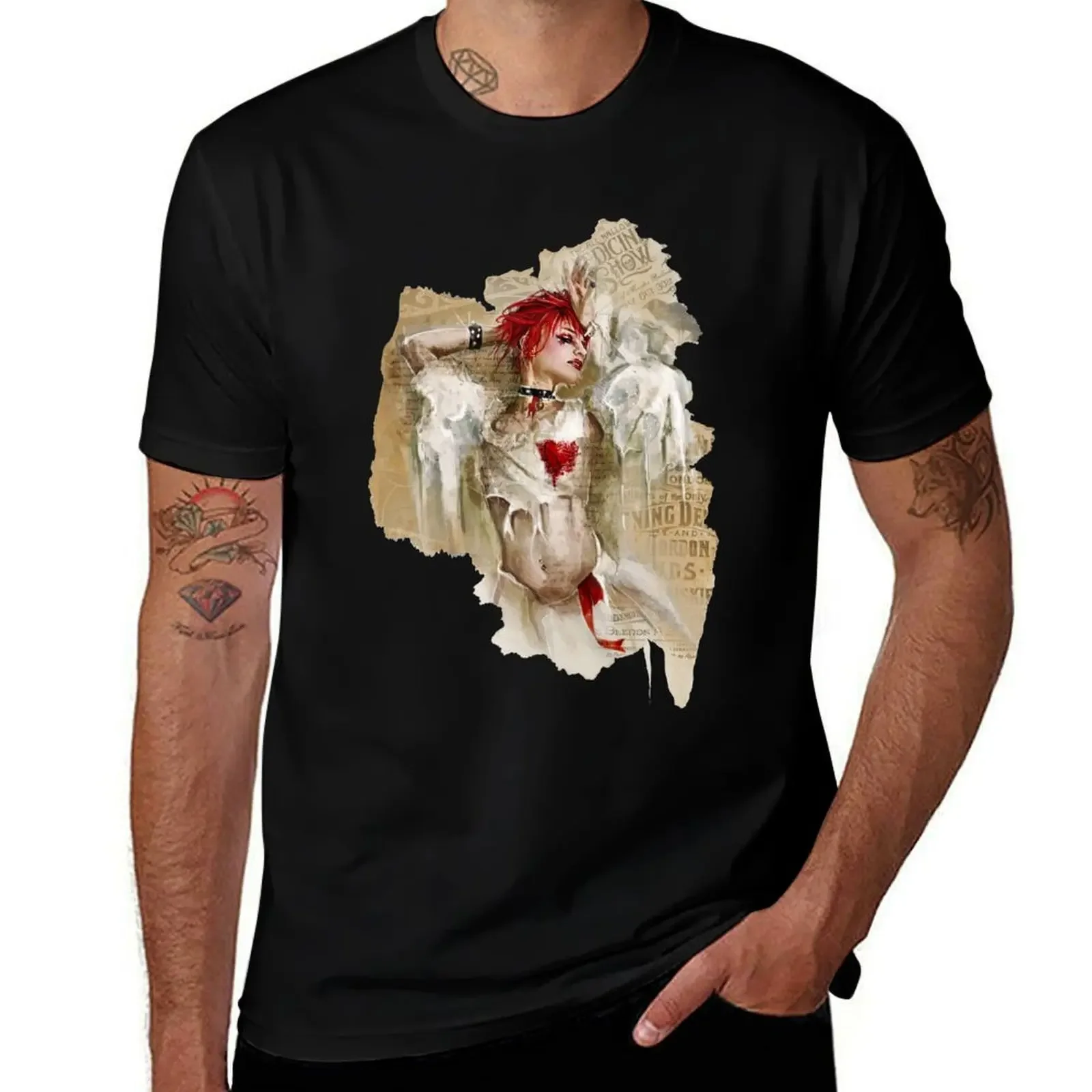 

Emilie Artwork T-Shirt customs design your own tshirts personalised hippie clothes men t shirt
