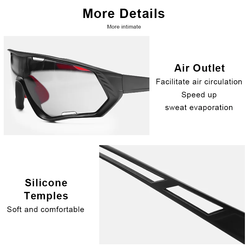 Fietszonnebril UV400 Winddichte zonnebril Fietsbril Buitensport Vissen Wandelen Rijbril Heren Dames Brillen