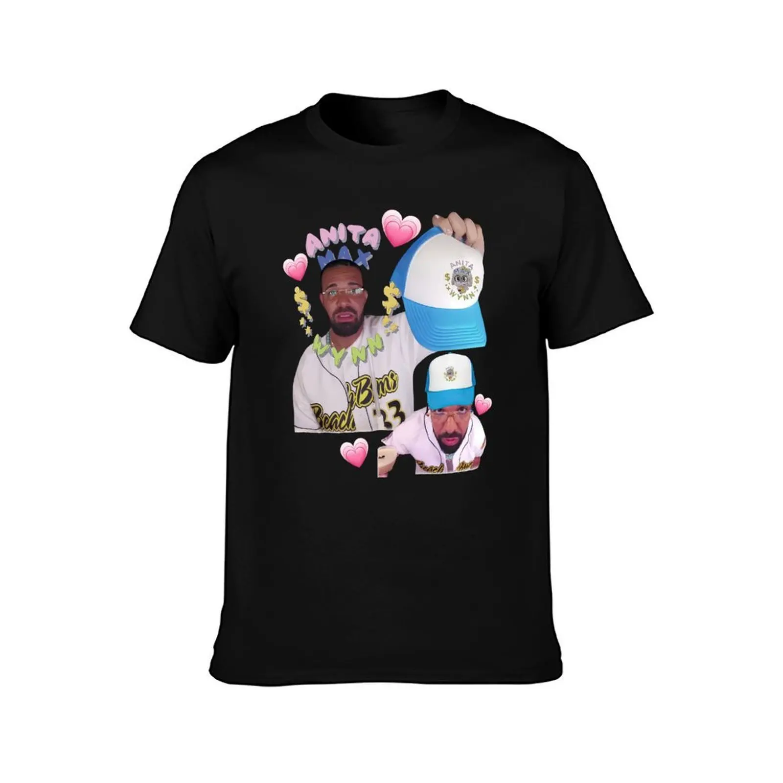 Anita Max Wynn Love T-Shirt Simple Casual Short Sleeve Cotton T-Shirt