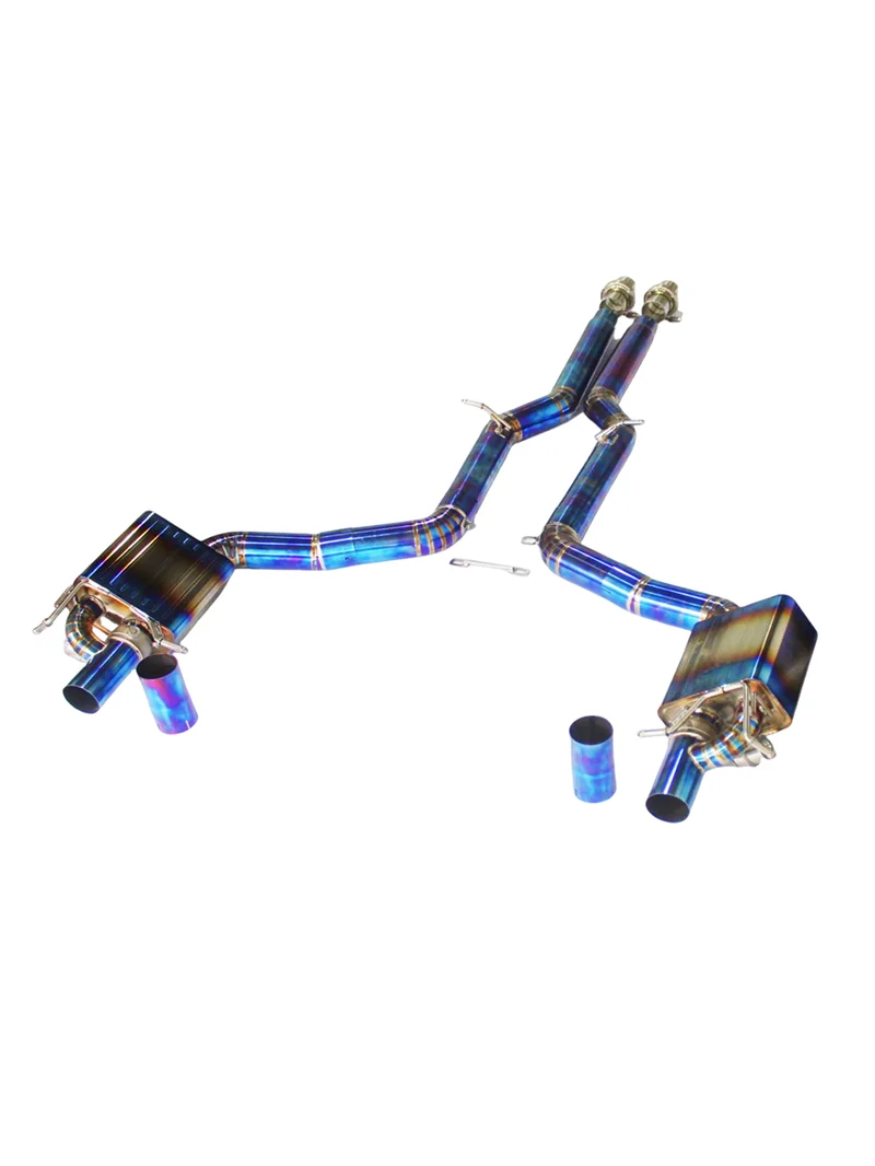 Titanium Exhaust System Performance Catback for Mercedes Benz W205 C63 Car Accessories Electric Valve