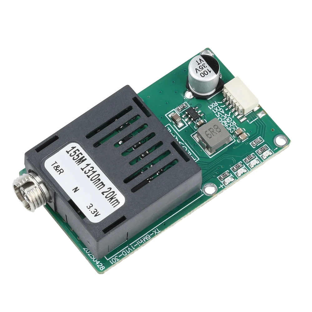 السماء/الأرض TTL وحدة الإرسال والاستقبال الضوئية DC5.5-26V FC RX/TX/AV/VCC/GND واجهة TTL إلى الألياف البصرية وحدة محطة المعدات