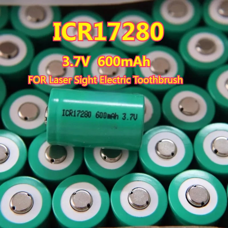 

17280 Lithium Battery Charging 3.7V 600mAh for Laser Sight Electric Toothbrush Digital Battery ICR17280
