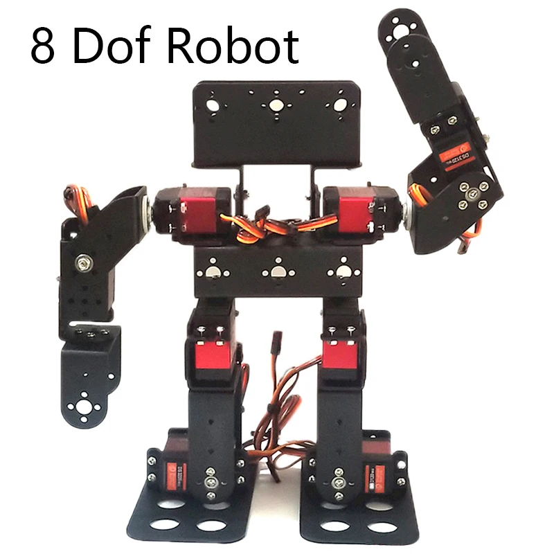 

8 DOF Biped Robot Educational Robot Kit For Arduino UNO Control Humanoid Robotic Walking With Servo MG996 Programmmable Diy Kit