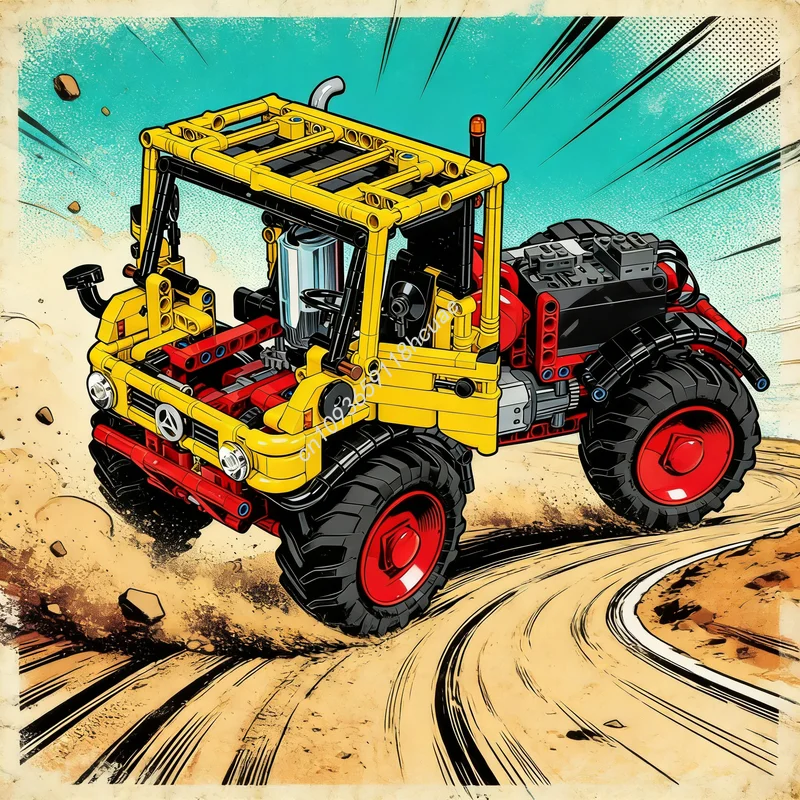 

1148 деталей MOC «Вернер Уникник», техническая модель, конструктор, архитектурный набор для сборки, сделай сам, рождественские подарки, игрушки, креативная идея, кирпичики