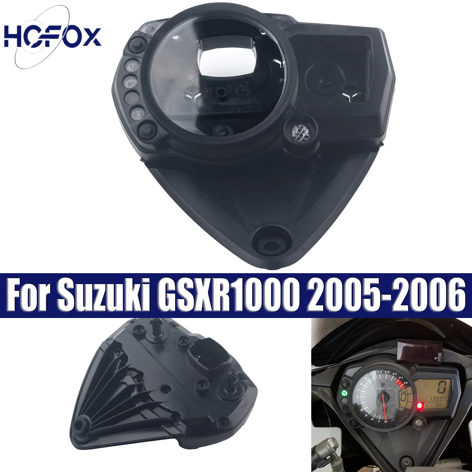 

For Suzuki GSXR1000 2005-2006 Motorcycle Speedometer Odometer Speed Table Instrument Housing Case Tachometer Gauge Cover