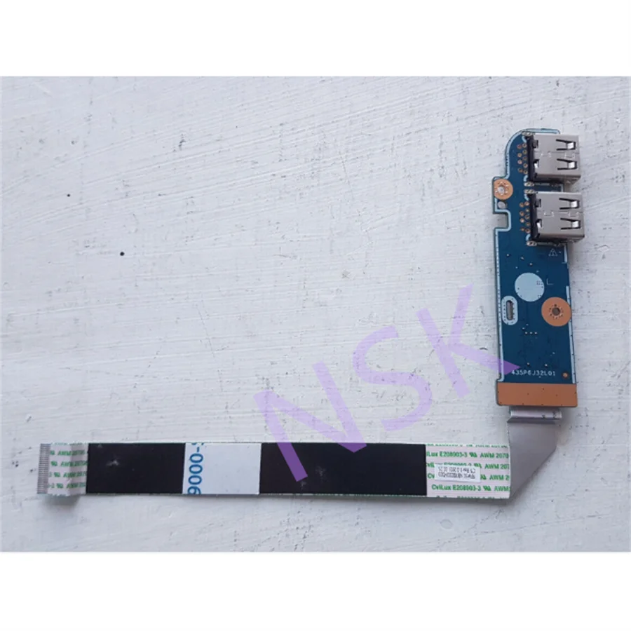 Original FOR HP 250 255 G8 USB Port Ports Board & Cable LS-H328P 435P6J32L01 NBX0002H000  100% Test Ok