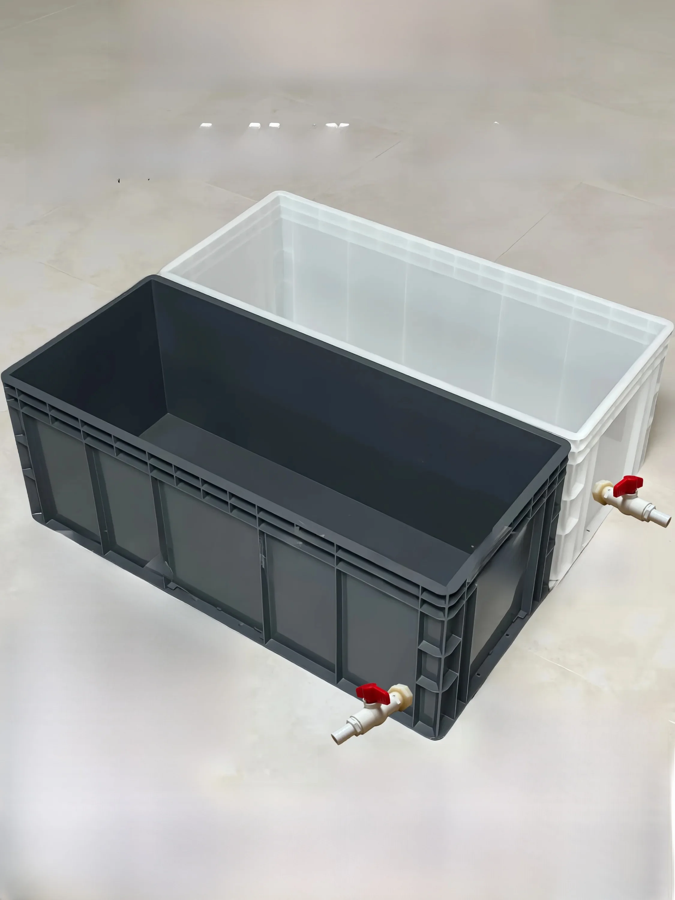 extra-large-plastic-turtle-tank-open-top-aquatic-animal-farming-aquarium-pvc-resin-breeding-box-drainage-pet-care-container