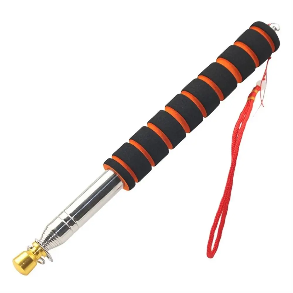 

Waving Stainless Steel Pole Flag Portable Handheld Telescopic Flag Pole Sponge Handle Tour Guide Flagstaff 160/200/300CM