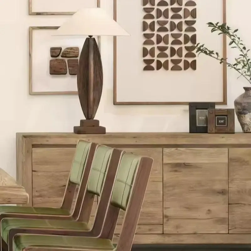 4 Door Recycled Oak Buffet Sideboard for Rustic Restaurant