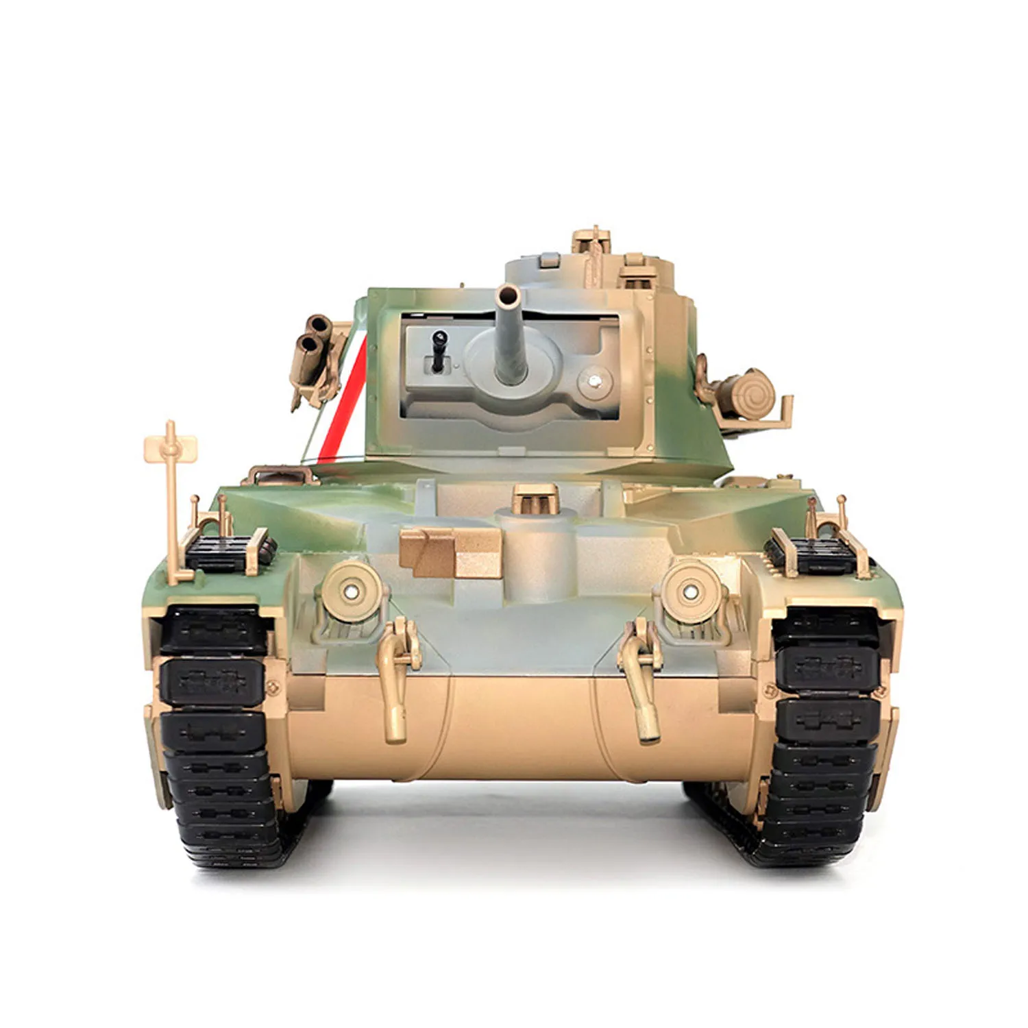 Système infrarouge Tongde RC Tank 1/16 Matilda III IV 320 tourelle rotative lumières sons toutes roues métalliques batterie prête à courir
