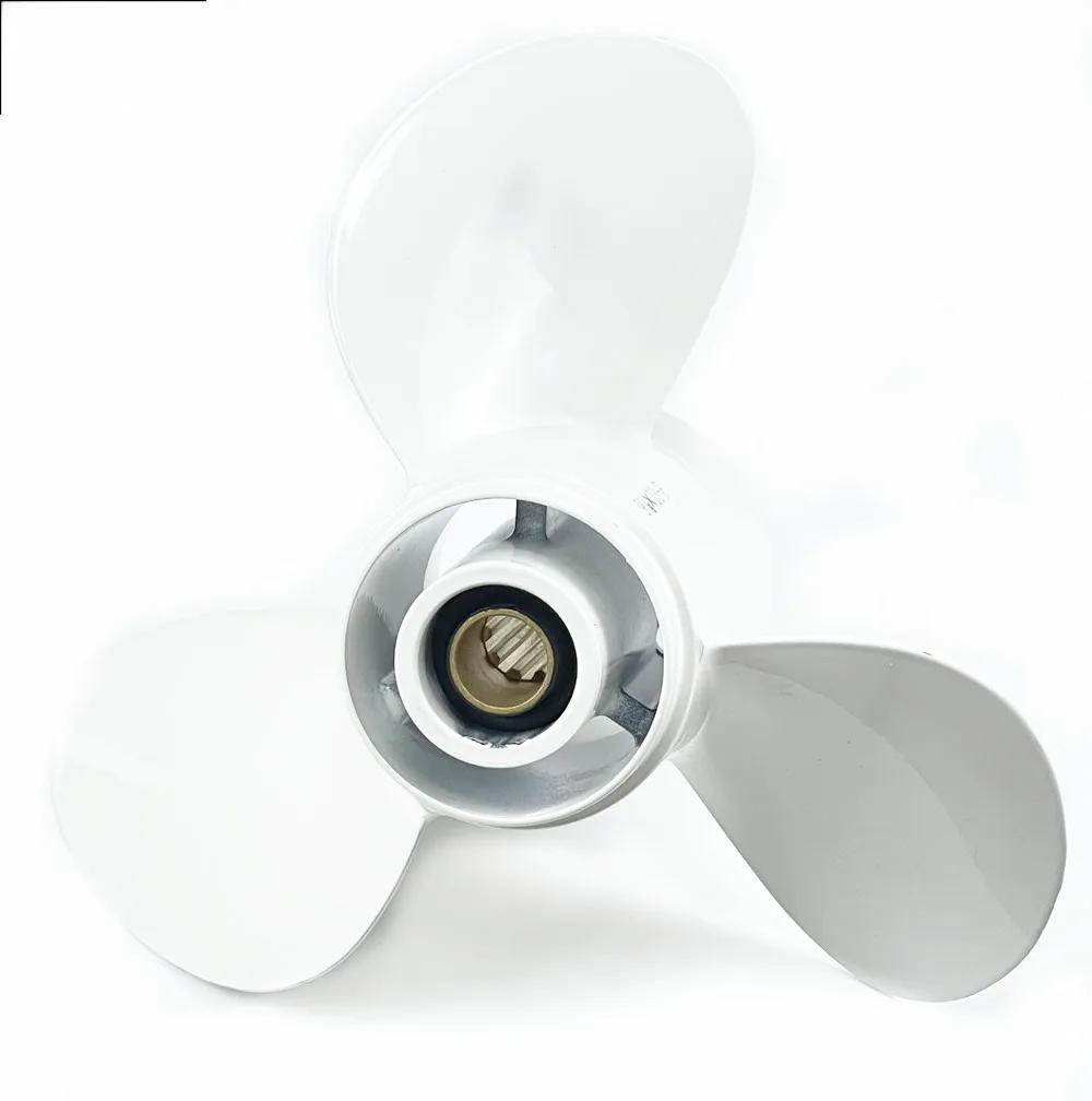 Outboard Motor Aluminium Propeller 9-7/8*12-F for YAMAHA HIDEA Boat Engine 3 Blade 10 Spline Tooth 20HP25HP30HP 664-45954-01-EL