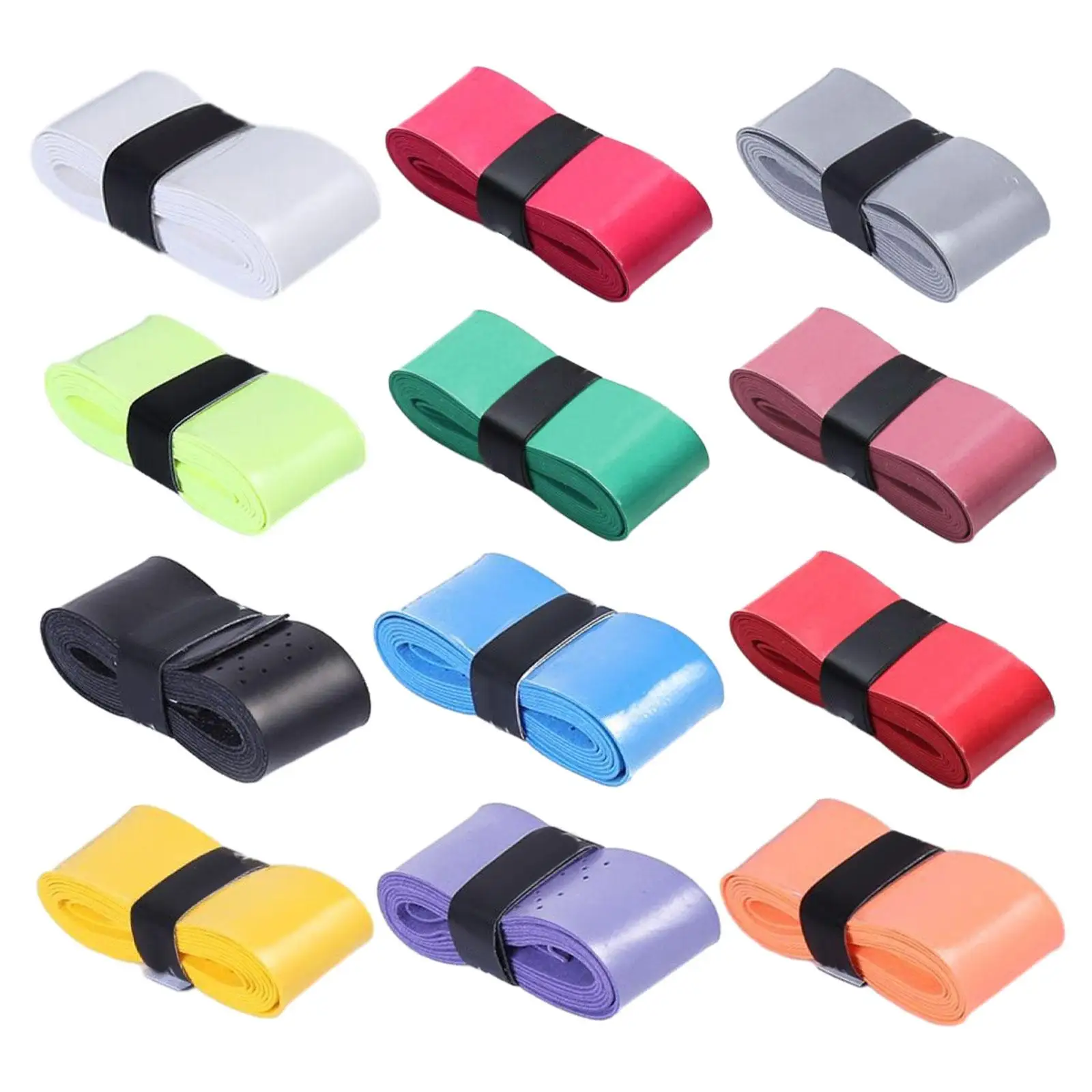 

Tennis Badminton Racket Wrap Tape Absorbent Sweat Sport Band for Racquetball Tennis Racket Pickleball Baseball Outdoor Sports