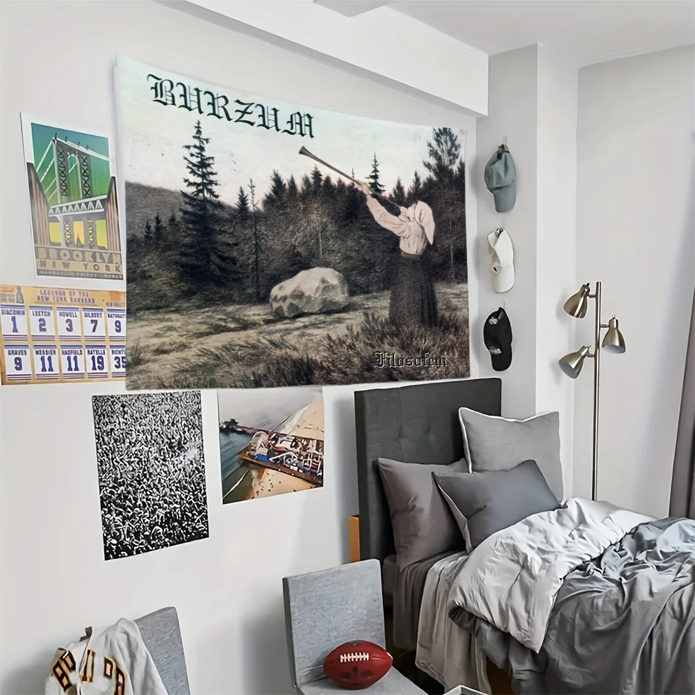 Burzum Filosofem Tapestry - Vintage Nature Art Design, Perfect Gift for Home and Dormitory, Unique Wall Decorations