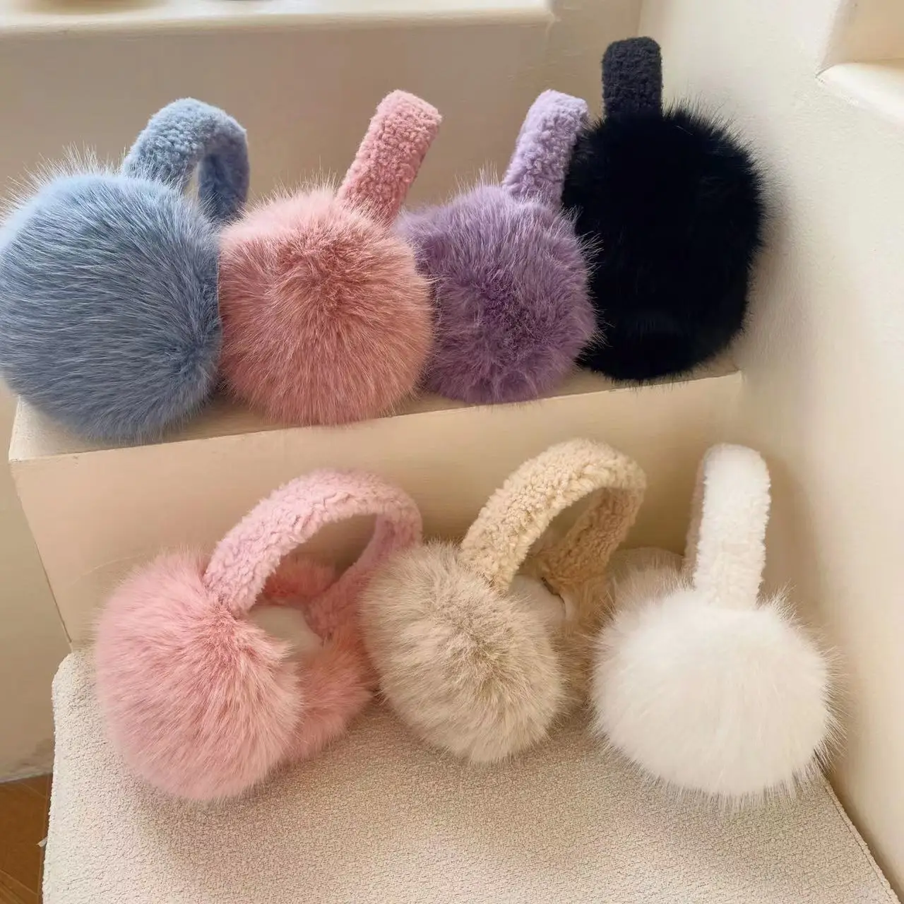 

Cute Earmuffs Cozy Soft Fur Muffs Comfortable Ear Warmers for Casual Wear