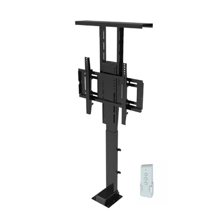 Remote control Motorized Height Adjustable TV floor Stand TV Lift for home