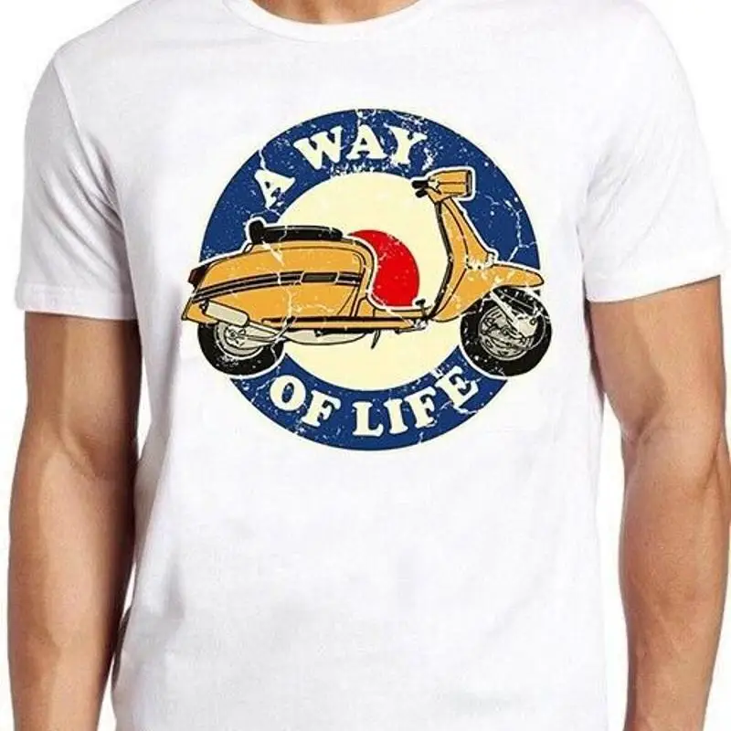 

Scooter A Way Of Life MOD Moped Motorcycle Biker Funny Gift Tee T Shirt C1161