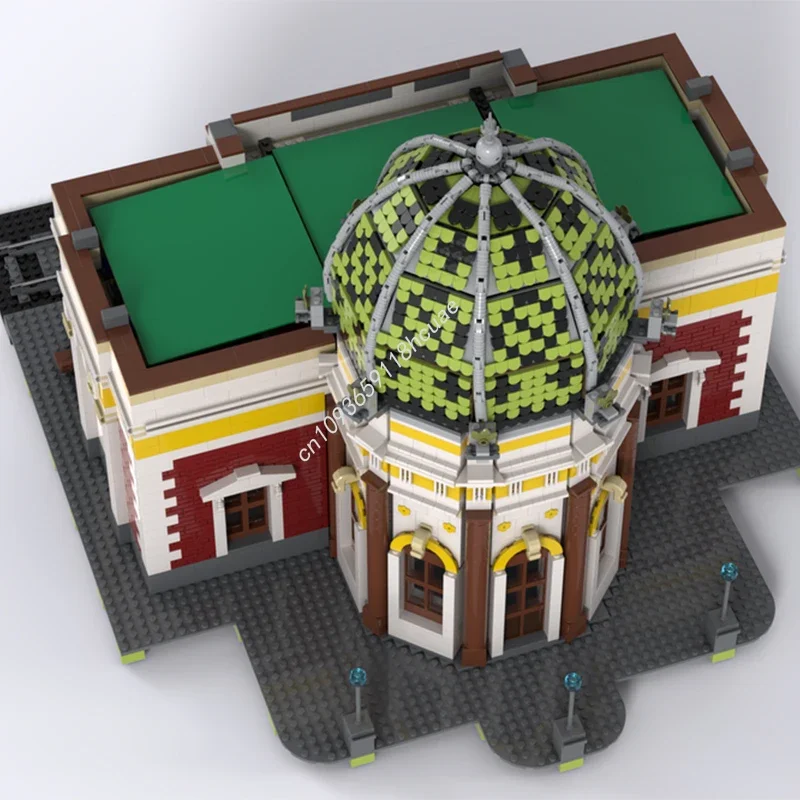 

4901pcs MOC Train Station Building Blocks Brick Christmas Educational Assemble toy Gift Children Kids Birthday