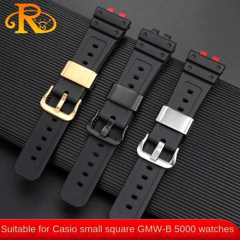 Resin silicone strap  For Casio GM-B2100 GA2100 B2100 G-SHOCK metal octagonal rubber watchband soft men's Wrist band accessories