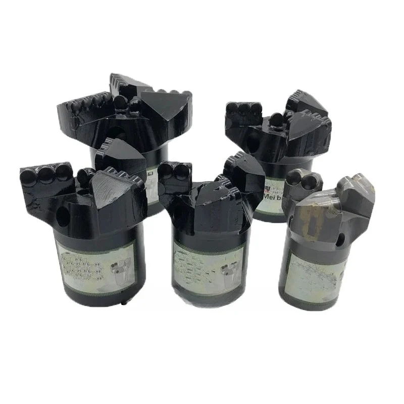 Well drilling,Water-well Rock Geology Coalfield Diamond pdc drill bit,3-wing Concave Composite Piece Coreless exploration bit