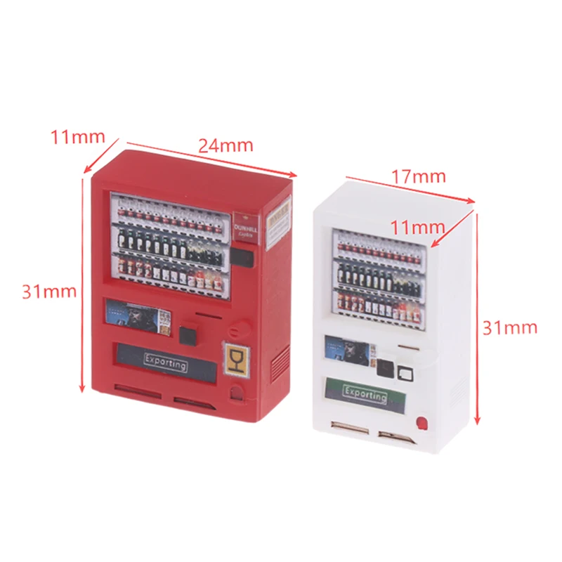

New 1/64 Beverage Vending Machine Miniature Scene Model DIY Handmade Scene Ornaments And Collectibles