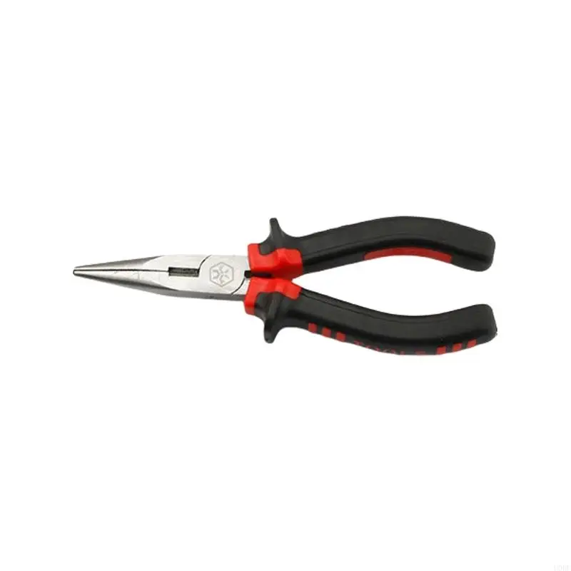 Compact 6/8Inch Needle Nose Pliers High Strength Steel Long Nose Pliers with Spring Loaded for Detailed Crafting Project