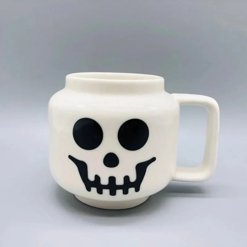 

Cartoon Ceramic Mug Cup 250ML with Cute Impish Expression Figure Head Pattern Coffee Milk Tea Drinkware for Couple Friend Family