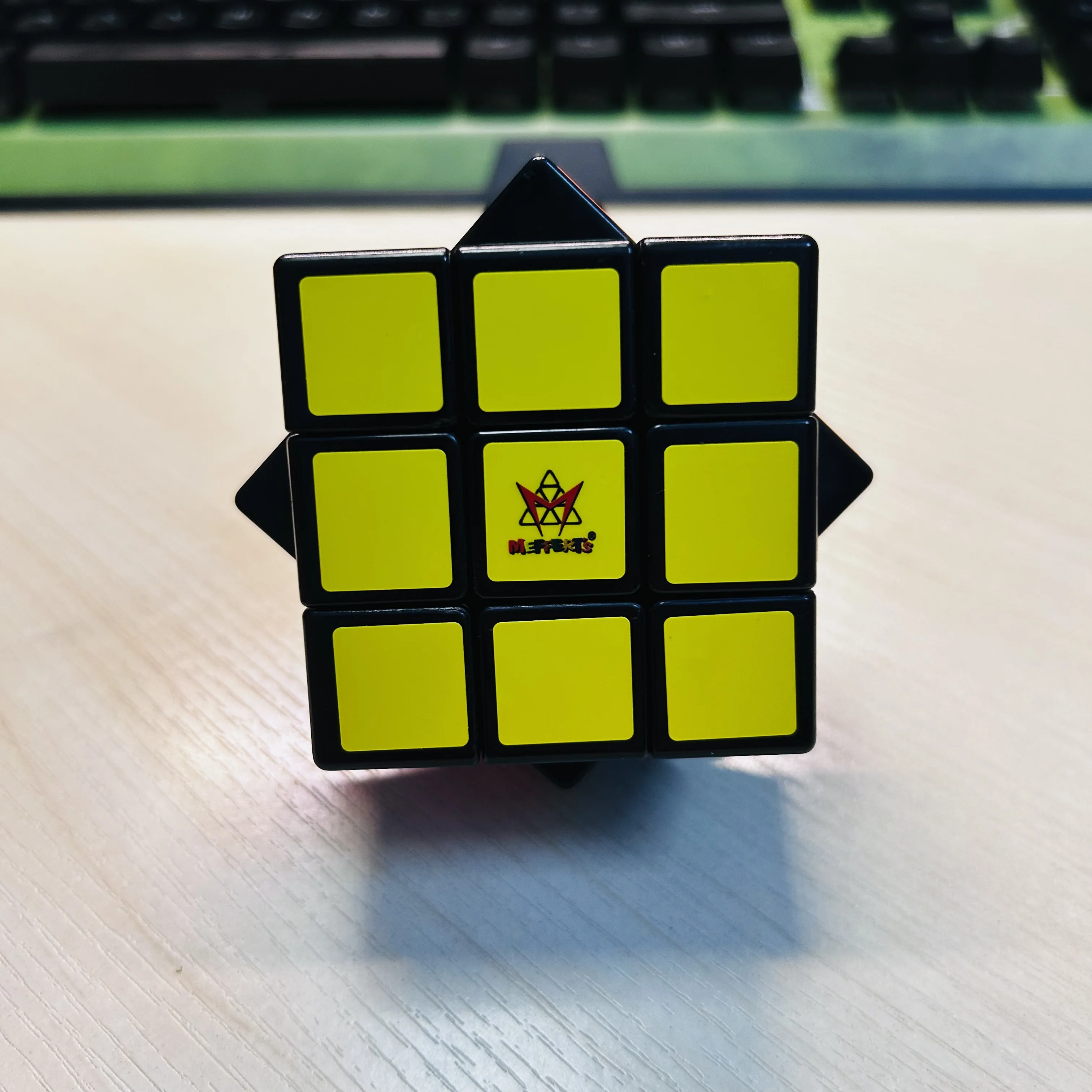 Meffert's Cube 3x3 Caixa Cubo Mágico Preto Branco 3x3x3 Cubo Mágico Quebra-cabeça Brinquedos Infantis