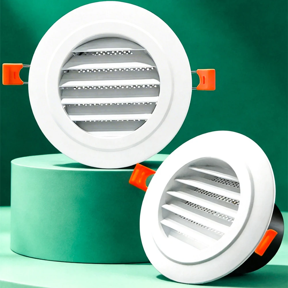 1pc ABS Plastic Air Conditioner Disc Cover For Ceiling Wall For Exhaust Cap Integration And Efficient Indoor Air Circulation