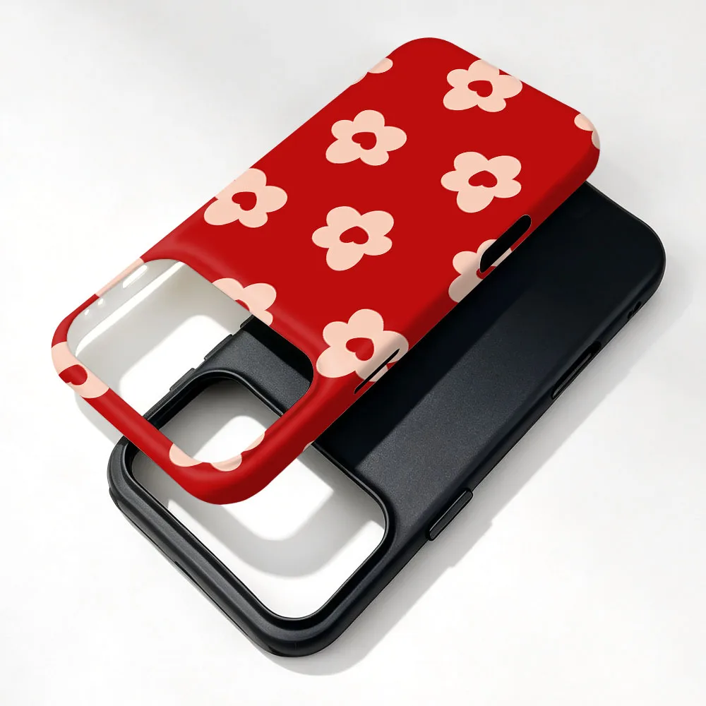 Magnetic Phone Case For Oneplus 13T 13S 13R 12 15R 15 15T 12R ACE 5 2V 3V 6 6T Pro INS Small Floral 2 in 1 Film Shell Cover view 4