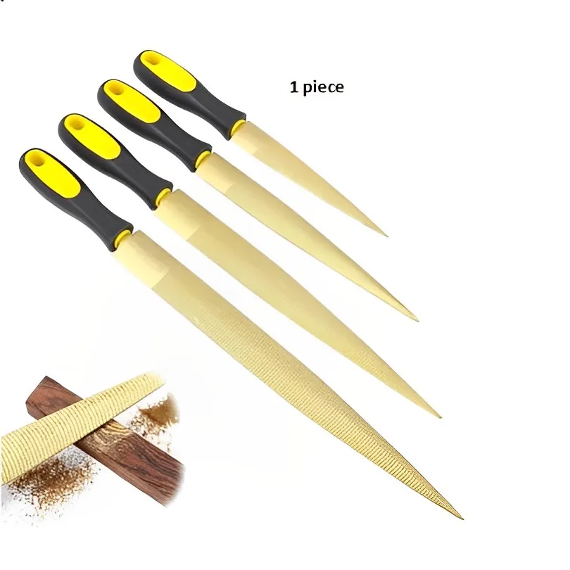 1PC Woodworking File Double Sided Manual File Medium Toothed Single Cut File for Woodworking DIY Craft Gadget Grinding Tool