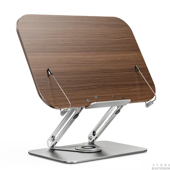 Support de livre pliable et réglable, rotatif à 360 °, support multifonctionnel pour le nettoyage, tablettes, support de lecture portable