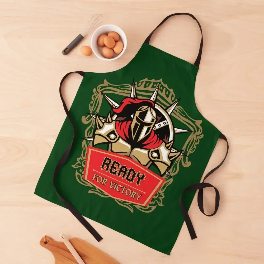 READY FOR VICTORY Apron Things For Kitchen Barber Apron