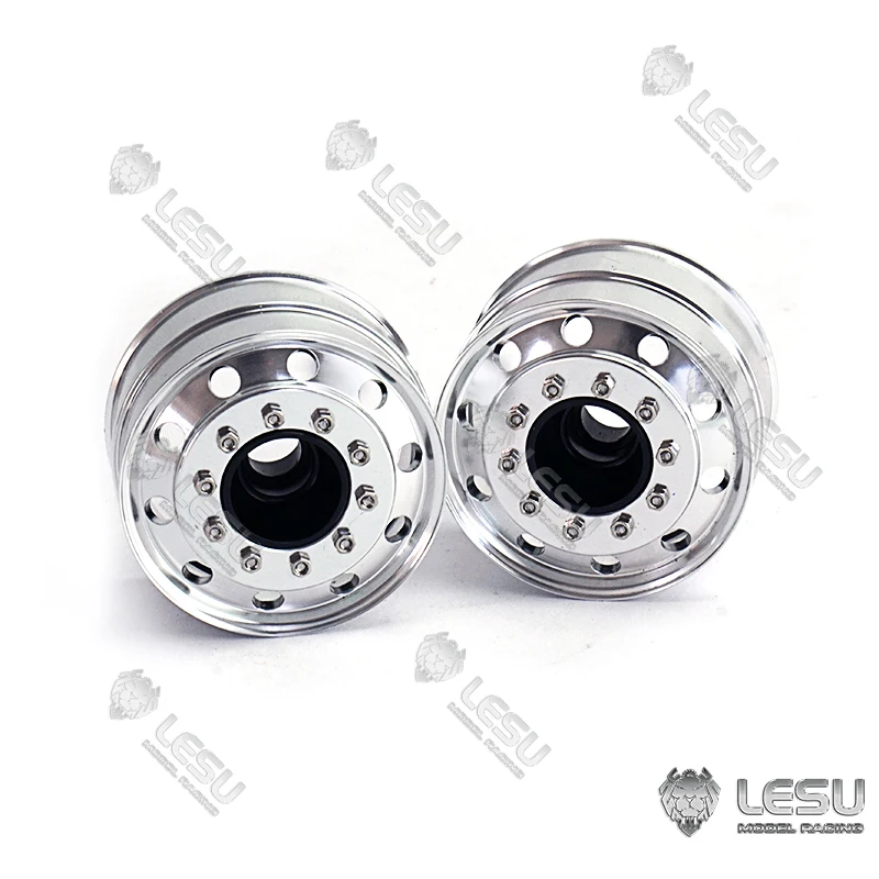 

LESU Metal Wide Front Wheel Hub For 1/16 RC Tractor Truck Non-Powered Axle Outdoor Toys TH16692