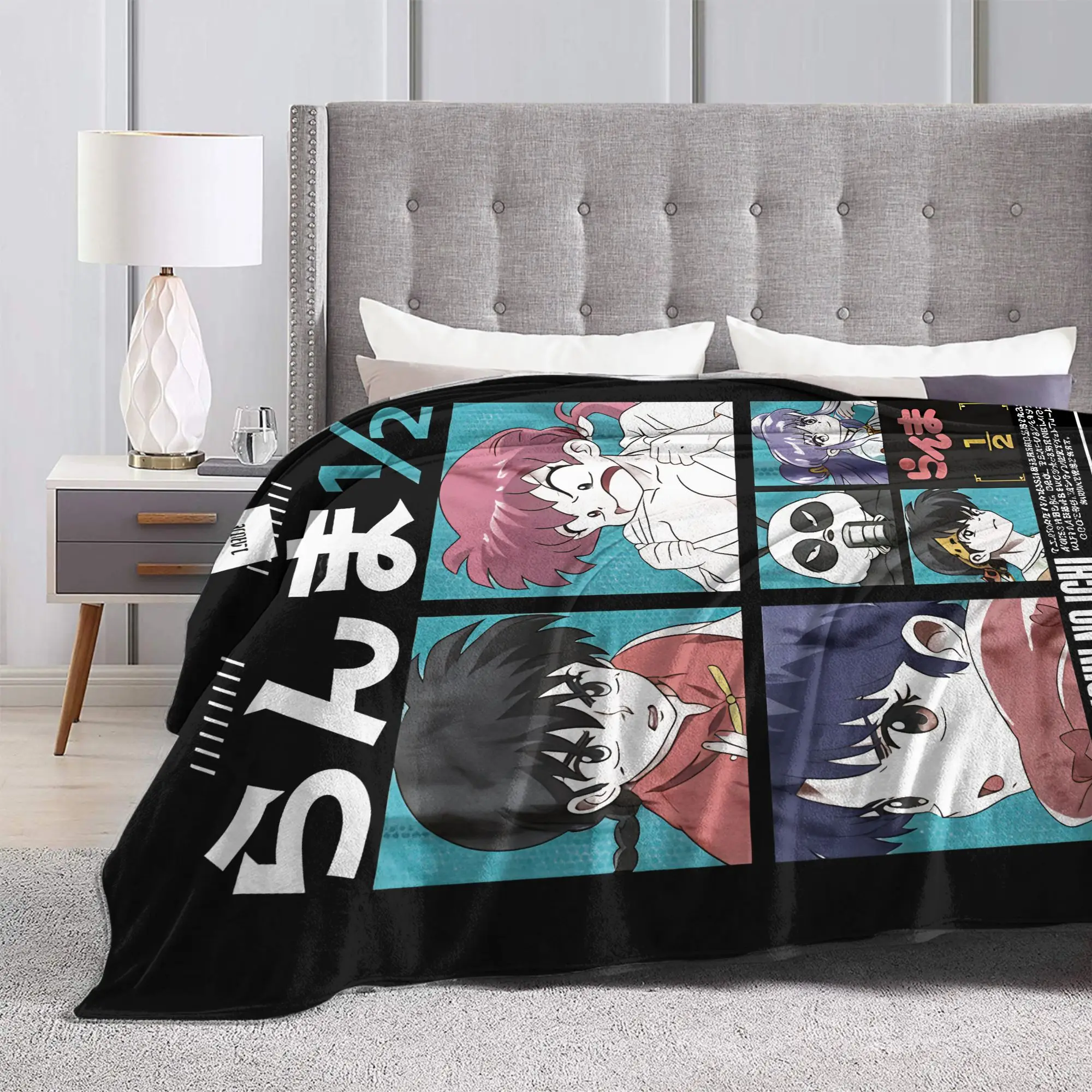 Ranma Saotom Anime Blanket  Plush Awesome Soft Throw Blanket for Home  Winter