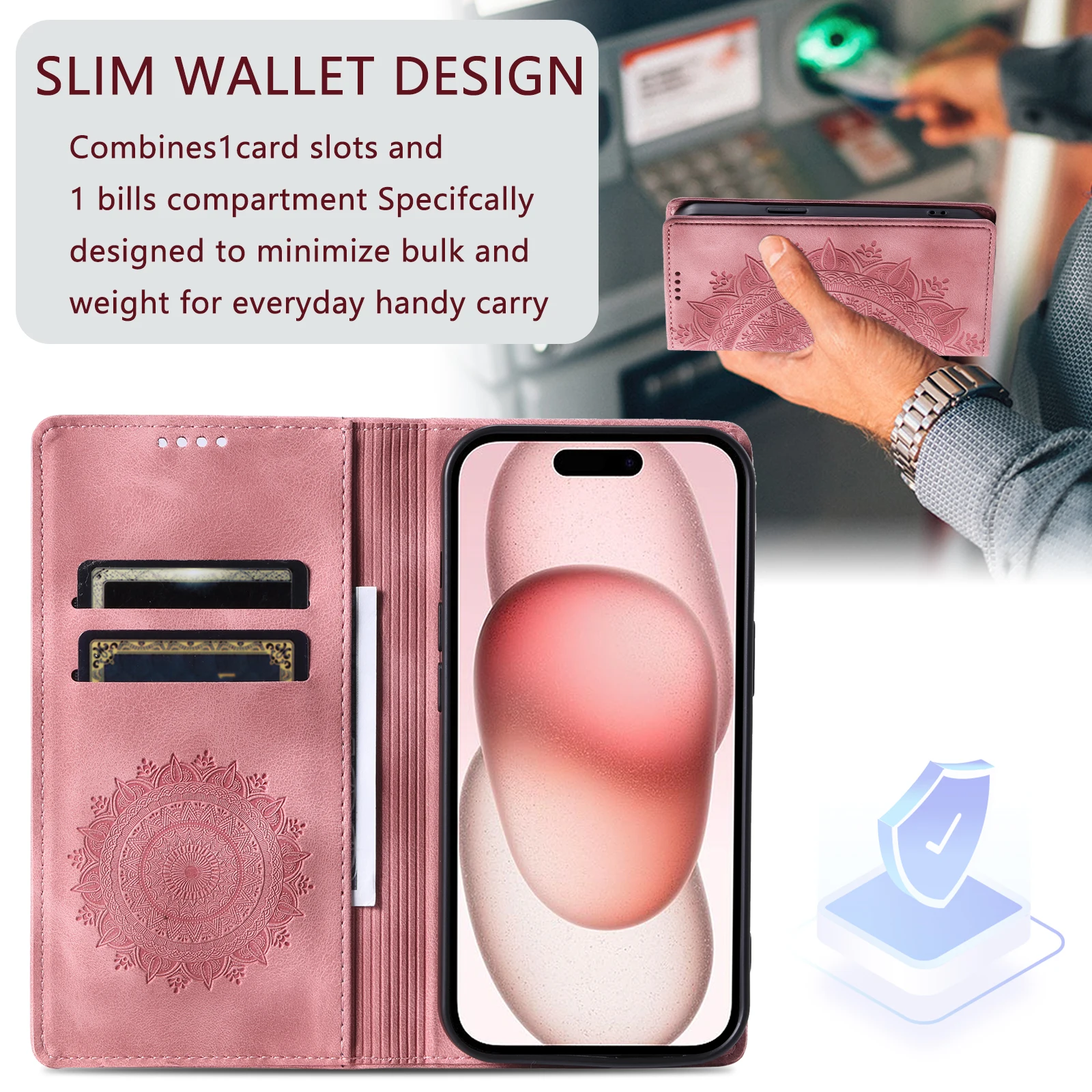 Magnetic Flip Leather Case For XiaoMi RedMi Note 13 12S 12 11 10 Pro Plus 5G 13C 12C 10C 14C 9T 9C 11A  Wallet Card Phone Cover image 5