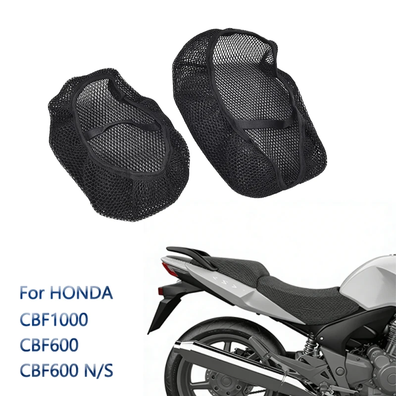 

Motorcycle Seat Cover Honeycomb Mesh Protector Insulation Cushion For CBF600 CBF1000 CBF 600 1000 Motorcycle Cover Protector