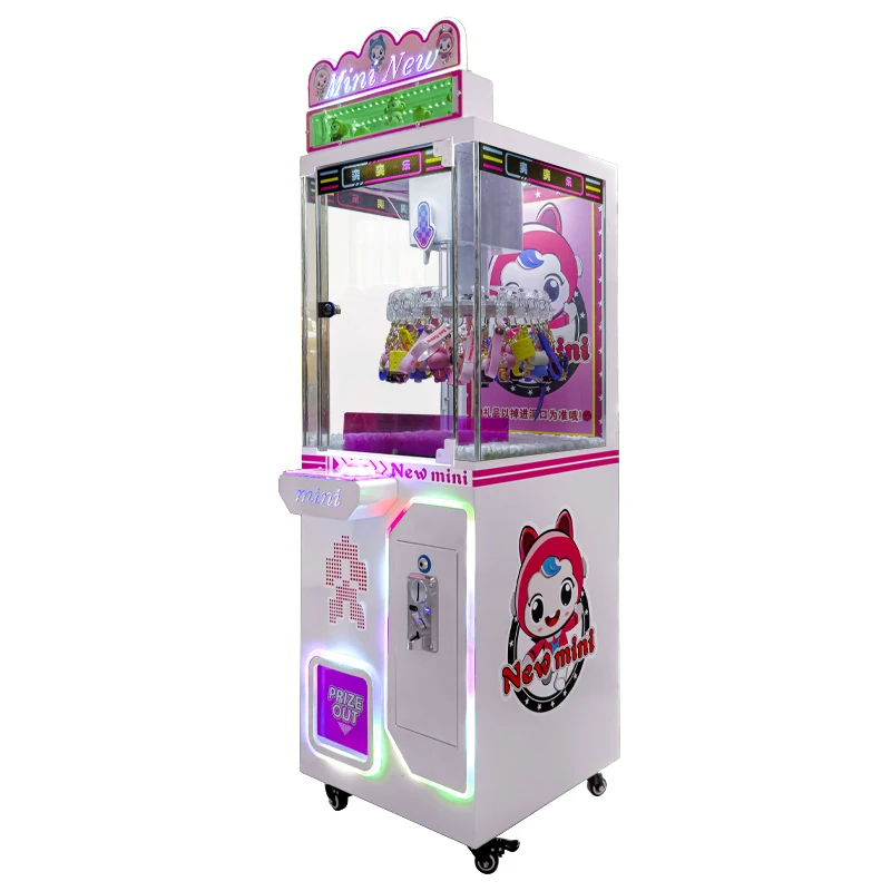 

Coin Operated Direct Factory Sale Mini Custom Kids Toy Claw Crane Game Machine Colorful Doll Gift Amusement Machine for Kid