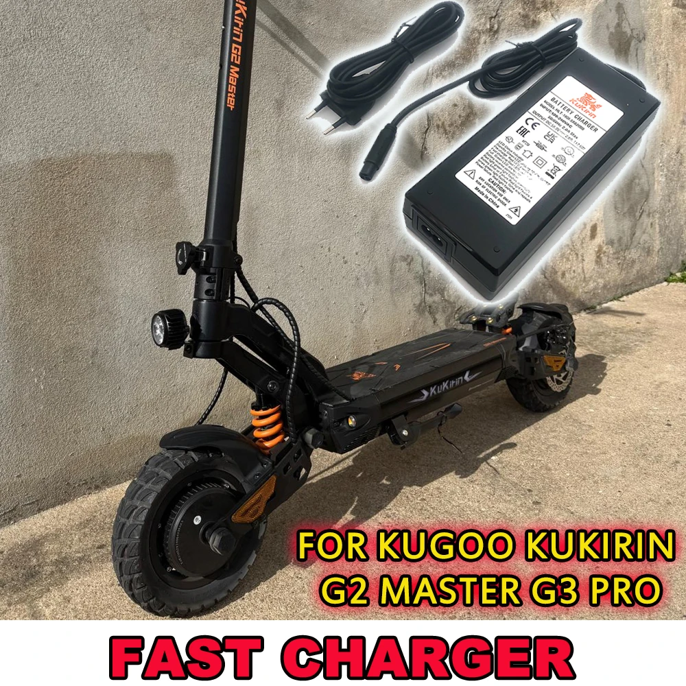 

58.8V 2A Power Adapter Fast Charger For Kugoo Kukirin G2 Master Kukirin G3 Pro Electric Scooter with LED Sensor EU Certifie