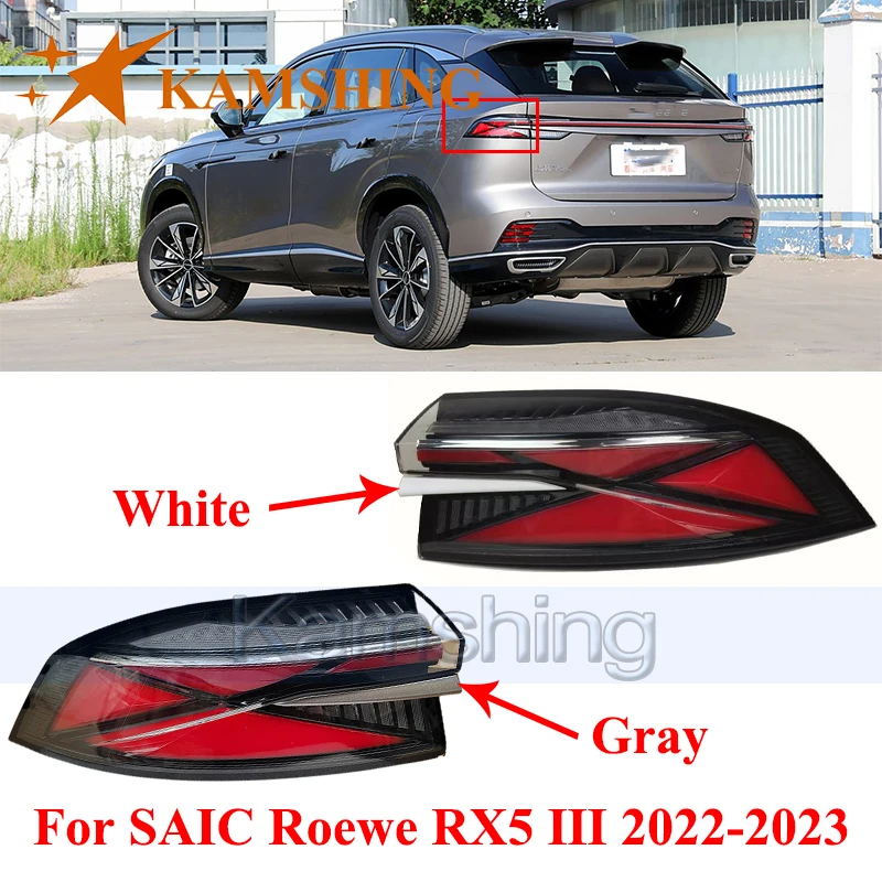 CAPQX Rear Bumper Taillight For SAIC Roewe RX5 Ⅲ 2022-2023 Outer Taillamp Tail Lamp Rear Brake Light Stop Lamp